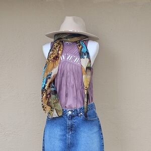 Urban Outfitters Wide Brim Cowgirl Hat Made Of Wool + Fur